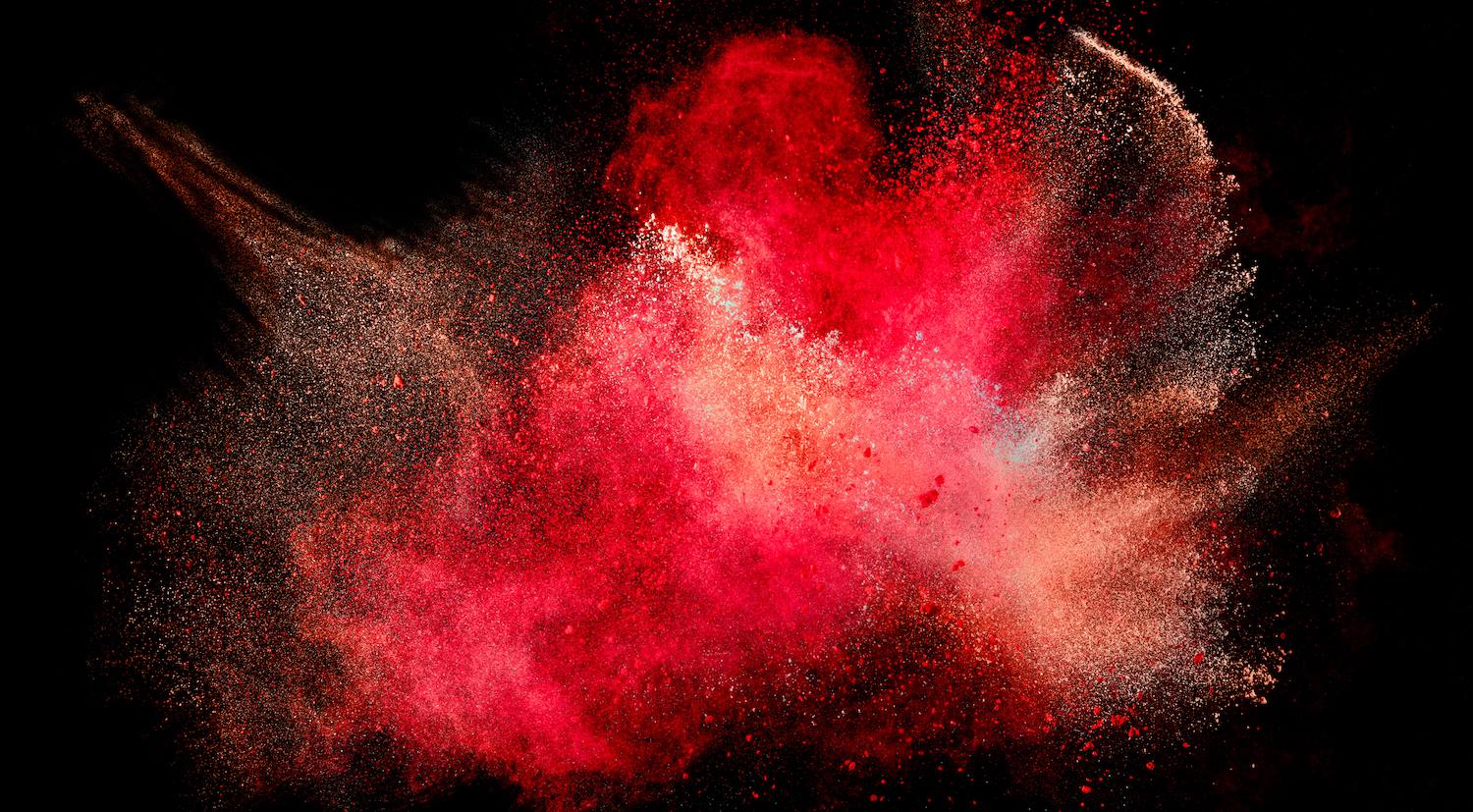 red explosion